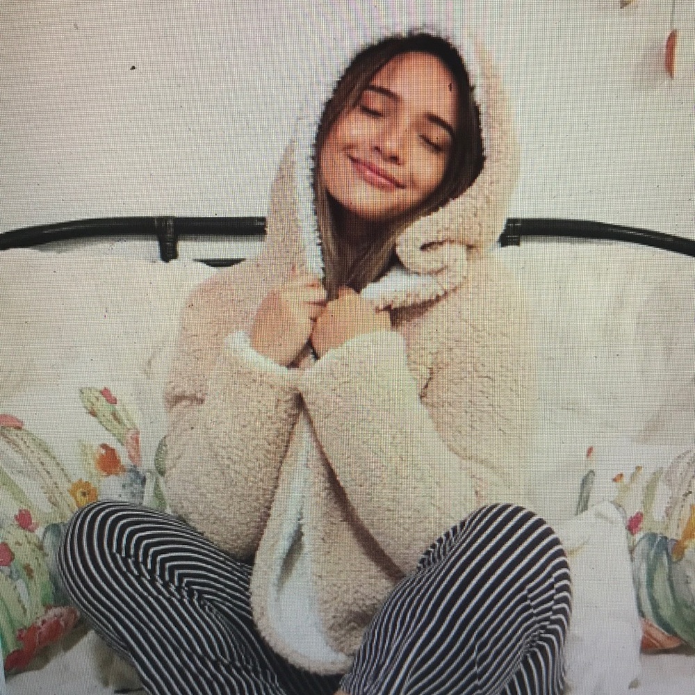 Hooded coat